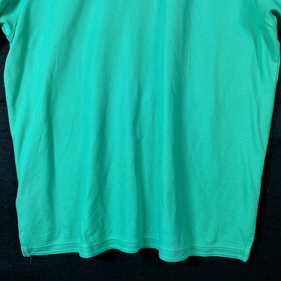 Tommy Bahama Mens Shirt Green Polo Short Sleeve Pima Cotton Medium - Picture 3 of 12